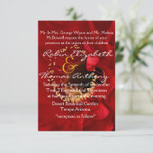 Rode cactus bloem kaart (Staand voorkant)