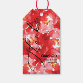 Rode Cadeaulabel (Voorkant)