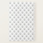 Rode Cairn Terrier Hond Met Poten & Aangepaste Naa Planner (Achterkant)