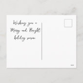 Rode Cajun Kerstvakantie Feestdagenkaart (Achterkant)