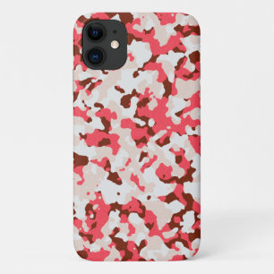 Rode camouflage iPhone 11 hoesje