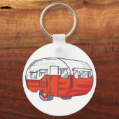  Rode Camper Sleutelhanger (Voorkant)