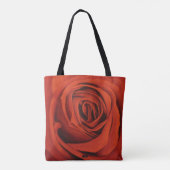 Rode Canvas tas zien (Achterkant)