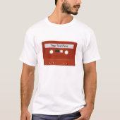 Rode Cassettebandje T-shirt (Voorkant)