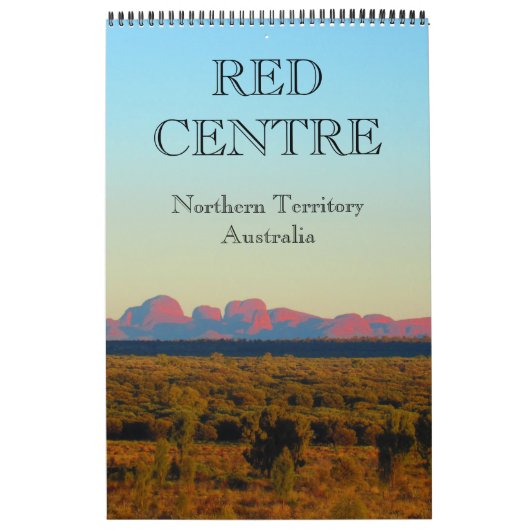 rode centrum australië kalender (Hoes)