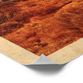  Rode Centrum Australië Reisposter Poster (Hoek)