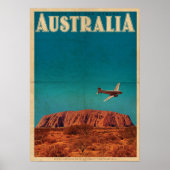  Rode Centrum Australië Reisposter Poster (Voorkant)