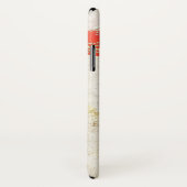 Rode champignons, morel, verzwakt achtergrond Case-Mate iPhone case (Achterkant / rechts)