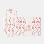 Rode Cherry Cupcake Roze Meisje Baby shower Bedankdoosjes (Uitgevouwen)