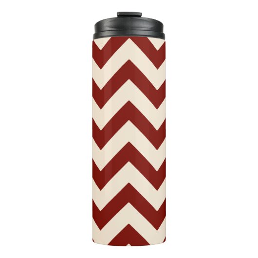 Rode Chevron van Schuur Thermosbeker (Voorkant)