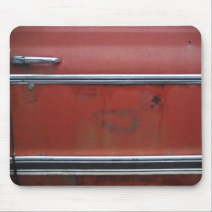 Rode Chevy Silver Trim Muismat