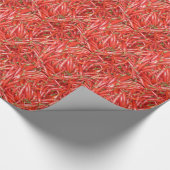 Rode chili cadeaupapier (Hoek)