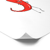 Rode chili leuke poster (Hoek)