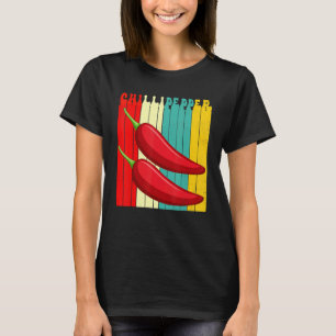 Rode Chili Vintage T-shirts Scharp Rode Pepers Hee