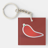 Rode Chilipeper Sleutelhanger (Voorkant)