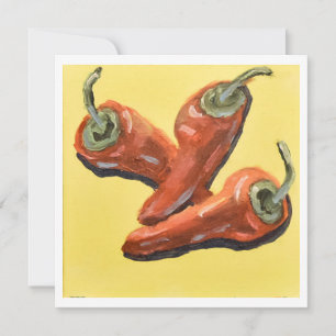 Rode Chilipeper Trio Kaart