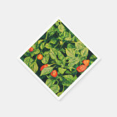 Rode Chilipepers Papieren Servet (Hoek)