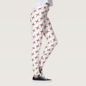 Rode chilipepers Vector Custom Leggings (Rechts)