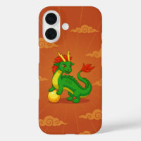 Rode Chinese Draak op Rood