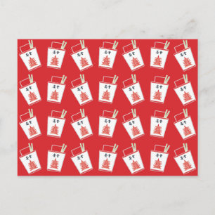 Rode Chinezen trekken uit Briefkaart