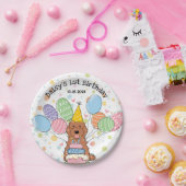 Rode Cockapo Cavapoo Hond Verjaardag Papieren Bordje (Feest)