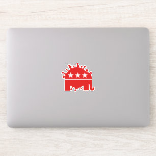 Rode Coronavirus Olifant 2020 Sticker
