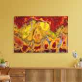 Rode Crayola Jasper Canvas Afdruk (Insitu (Woonkamer))