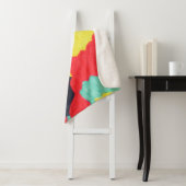 Rode creaties sherpa deken (In situ)