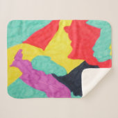 Rode creaties sherpa deken (Voorkant (horizontaal))