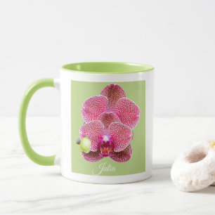 Rode Crème Phal. Orchideeën Koffiekop Mok
