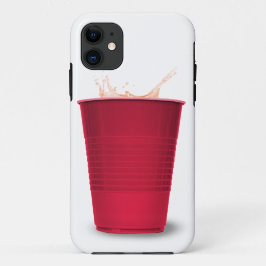 Rode Cup Case-Mate iPhone Case (Achterkant)
