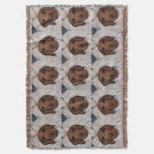 Rode Dachshund Deken (Voorkant Verticaal)