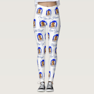 Rode Dachshund ENGEL Leggings