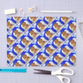 Rode Dachshund Engel Tissuepapier (Craft)