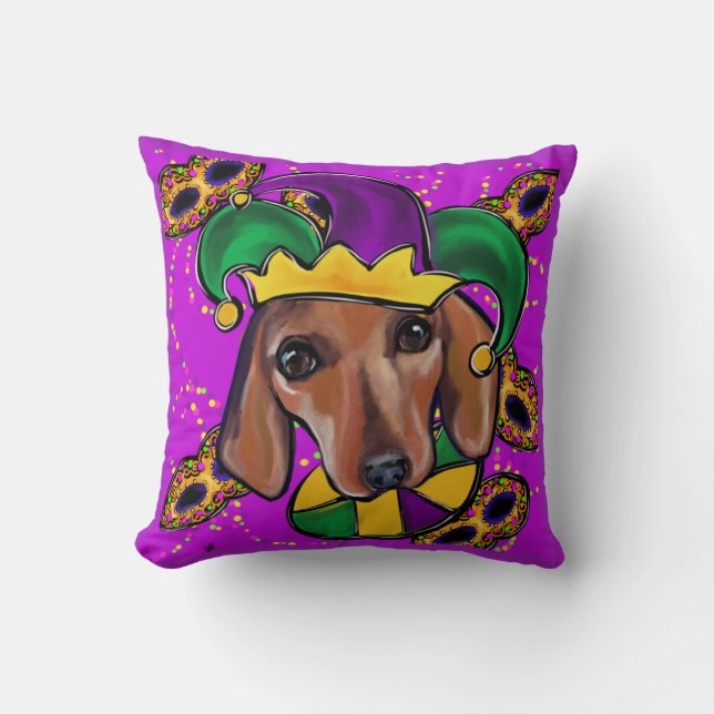RODE DACHSHUND    KUSSEN (Voorkant)