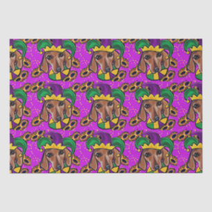 RODE DACHSHUND      TISSUEPAPIER