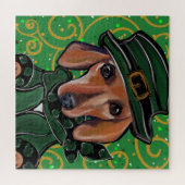 RODE DACKEL LEGPUZZEL (Horizontaal)