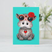 Rode Dag van de dode Baby Hippo (Staand voorkant)