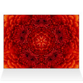 RODE DAHLIA-VLOEMVREEMDEN (Binnen Horizontaal (Boven))