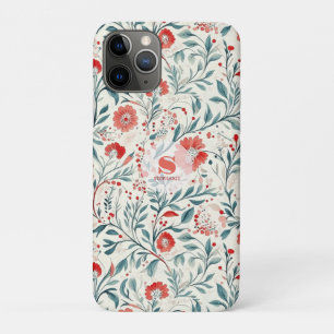 Rode Daisy Bloempatroon - Botanisch iPhone 11 Pro Hoesje