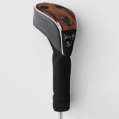 RODE DAKKEL GOLFHEADCOVER (Schuin)