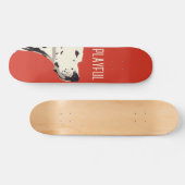 Rode Dalmatiaan Skateboard (Horizontaal)
