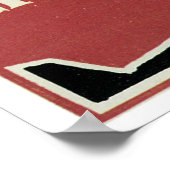 Rode Dame ~ Het kakkerboek Poster (Hoek)