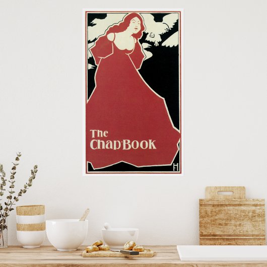 Rode Dame ~ Het kakkerboek Poster (Keuken)