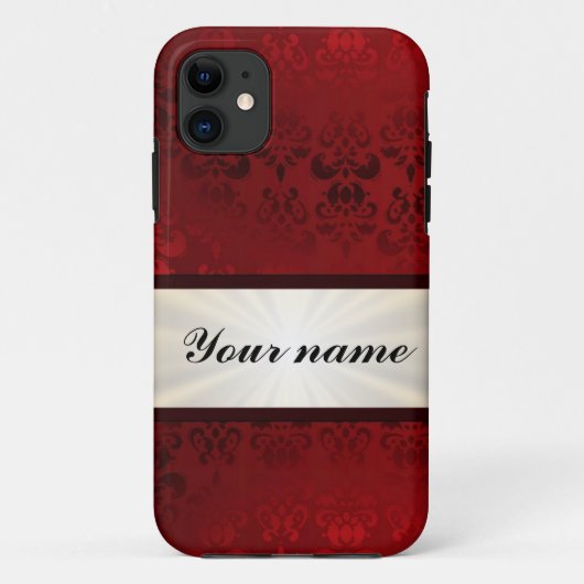 Rode damp en lint Case-Mate iPhone case (Achterkant)