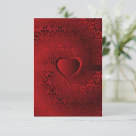 Rode damphart (Staand voorkant)