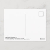 Rode danscijfers briefkaart (Achterkant)