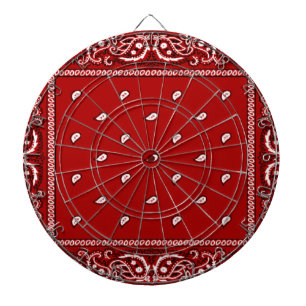Rode dartboard van Bandana Dartbord