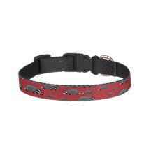 Rode Dasger Cartoon Hondenhalsband
