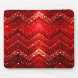 Rode Decoratieve Glitter Mousepad Muismat